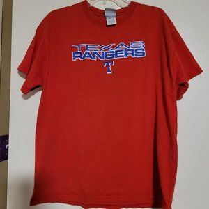 Unisex Texas Rangers t-shirt, size large